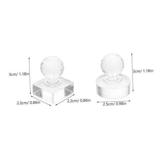 MERRYHAPY 2pcs Eyeshadow Pressing Tool Makeup Palette Lipstick Palette Highlighter Eye Shadow Makeup Eyeshadow Makeup Supplies Depotting Makeup Containers Transparent Plastic