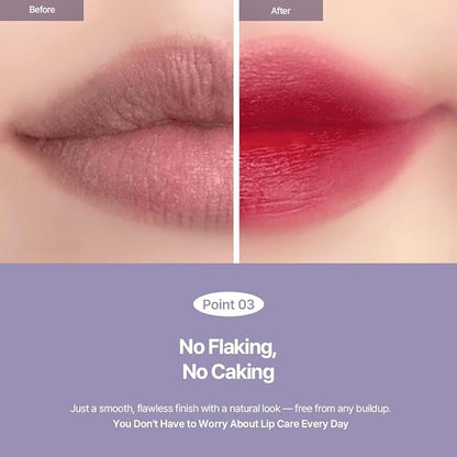 'Haru Water Tint' (Korean Lip Stain/Lip Tint) (Plum, 1ea)