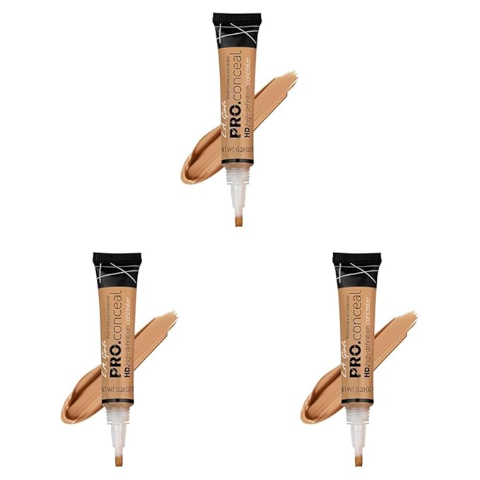 L.A. Girl HD Pro.Conceal, Tawny GC959 (Pack of 3)