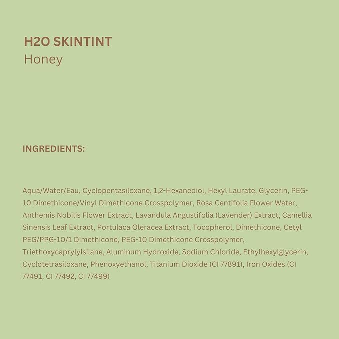 Pixi Beauty H2O SkinTint Tinted Face Gel, 1.2 fl oz / 35 ml, Honey