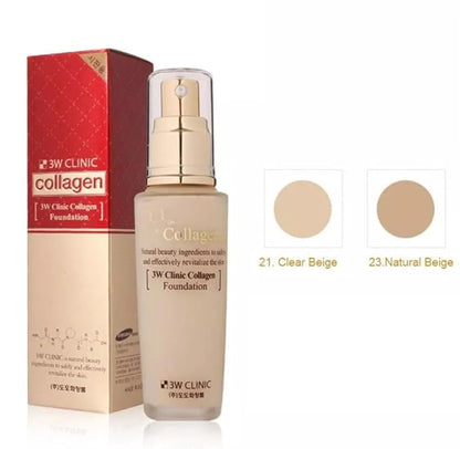 [3w Clinic] Collagen Foundation 50ml/ Perfect Cover Bb Cream/#23 Natural Beige