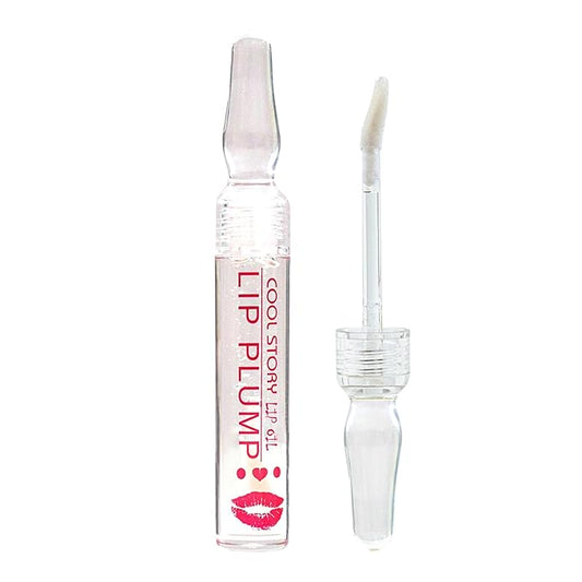 COOL STORY Lip Fuller Gloss, Moisturizing Hydrating Lip Serum, Fuller Lip Care, Lip Plumping Oil for Women Clear