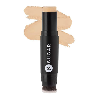 Sugar Cosmetics Ace Of Face Foundation Stick20 Galão (Light Medium, Golden Undertone) Full Coverage Waterproof Matte Finish