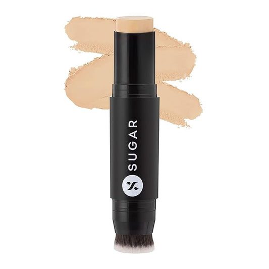 Sugar Cosmetics Ace Of Face Foundation Stick20 Galão (Light Medium, Golden Undertone) Full Coverage Waterproof Matte Finish