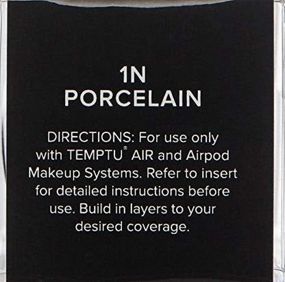 TEMPTU Perfect Canvas Airbrush Foundation Airpod: Anti-Aging Long-Wear Makeup, Buildable Coverage Semi-Matte, Natural Finish