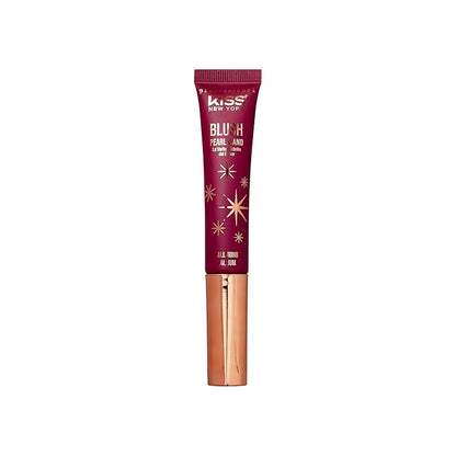Professional Pearl Liquid Blush Beauty Wand, High Pigment Glow for Cheek, Eye & Lip, Non-Greasy Hydration Lightweight with Sponge-Tip Applicator (Alluring Allium)