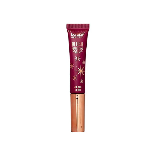 Professional Pearl Liquid Blush Beauty Wand, High Pigment Glow for Cheek, Eye & Lip, Non-Greasy Hydration Lightweight with Sponge-Tip Applicator (Alluring Allium)