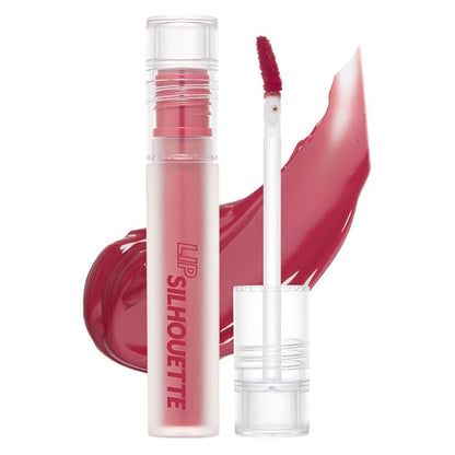 I'M MEME Gloss Tint - Lip Silhouette 06 Romantic Rose | Highly Pigmented, Long Lasting, Hydrating & Moisturizing, Light-weight, Glossy Finish, Buildable, Nourishing Crystal Clear Oil, 4ml