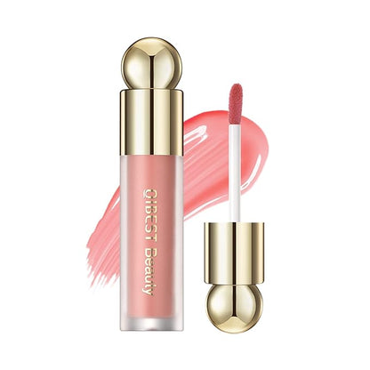 Liquid Blush Makeup, Weightless and Blendable Liquid Blush Wand for Cheeks - Long-Lasting Skin Tint Makeup with Natural-Looking, Radiant Glow - Perfect for Creating Soft and Healthy Flush (#04 APRICOT)