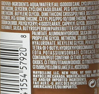 Maybelline Dream Radiant Liquid Medium Coverage Hydrating Makeup, Lightweight Liquid Foundation, Mocha, 1 Fl; Oz