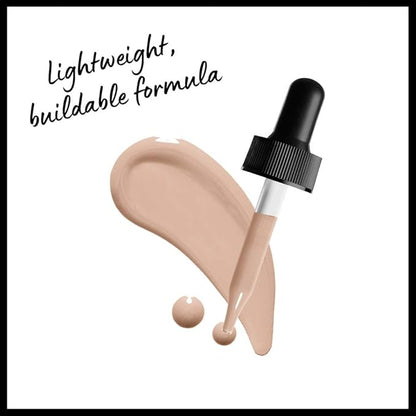 NYX PROFESSIONAL MAKEUP Total Control Pro Drop Foundation, Skin-True Buildable Coverage - Porcelain