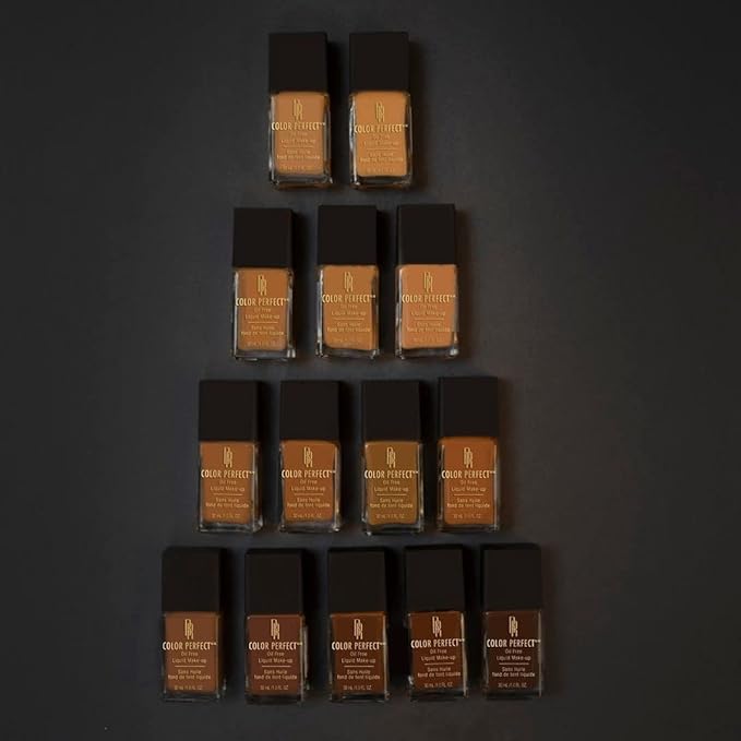 Black Radiance Color Perfect Liquid Full Coverage Foundation Makeup, Nutmeg, 1 Ounce (Pack of 3)