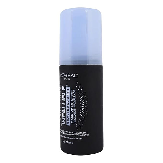 L’Oréal Paris Makeup Infallible Pro-Spray and Set Makeup Extender Setting Spray, 3.4 Ounce (Pack of 2)