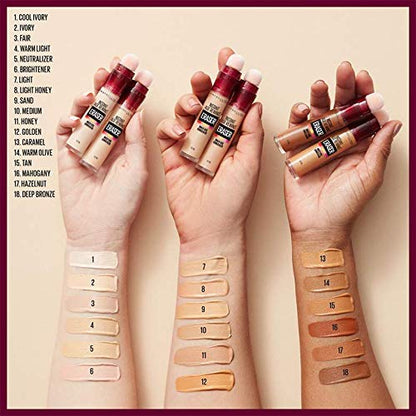 Maybelline Instant Age Rewind Eraser Dark Circles Treatment Multi-Use Concealer, 146.5, 1 Count (Packaging May Vary)