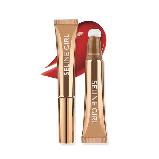 3-IN-1 Liquid Contour Stick, Highlighter & Blush & Contour Stick, Highlighter Stick Makeup, Multi-Purpose Contour Makeup, Cream Contour Long Lasting and Waterproof Cosmetic #06