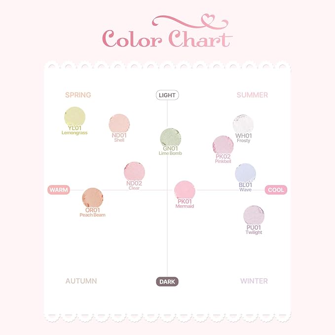 2aN Gleaming Tension Cushion Foundation Pact (#17 Pure Ivory) + Pure Glash Highlighter (#PK01 Mermaid) Glow Set