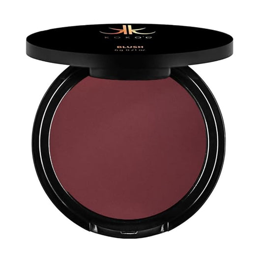 Koko'e Cosmetics Blush powder Makeup, Fresh Glow & Long-Lasting, face makeup (Maroon)