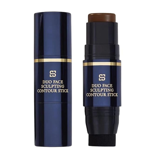 Duo Face Sculpting Contour Bronzer Stick, Dual-Use Applicator for Perfect Sculpt & Blend, Natural Finish, .32 Ounce (Coffee)