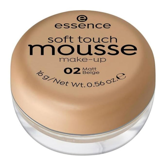 Essence -soft touch mousse make-up - 02 Matt Beige