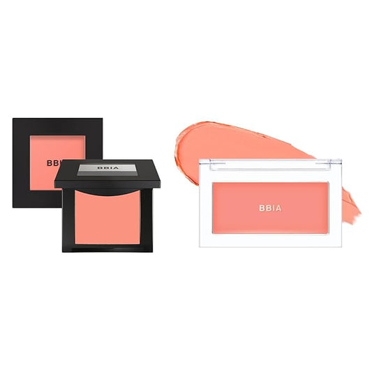 BBIA Last Blush #04 CORAL BLOSSOM + Ready To Wear Downy Cheek Cream Blush #05 DOWNY CORAL Bundle SET