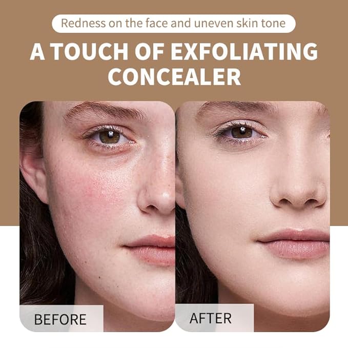 Color Changing Foundation, Waterproof Moisturizing Foundation Makeup Base BB Cream Concealer Full Coverage Hides SPF 50 PA+++ Sunscreen Isolation Cream