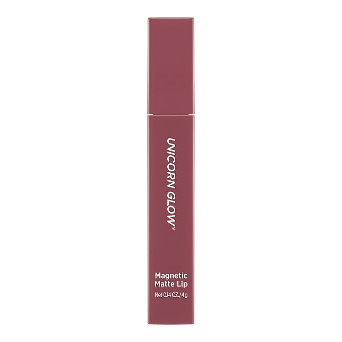 UNICORN GLOW Magnetic Matte Lip [05 Notebook], Matte Lip Stain Lip Tint Matte finish Cruelty Free Vegan Made in Korea 0.14 oz. / 4 g
