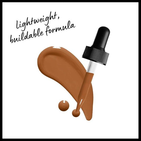 NYX PROFESSIONAL MAKEUP Total Control Pro Drop Foundation, Skin-True Buildable Coverage - Almond