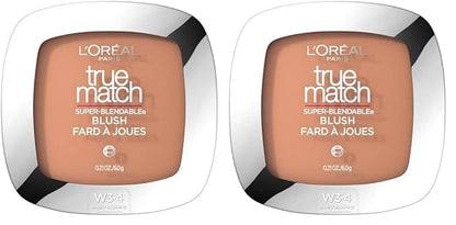 L’Oréal Paris True Match Super-Blendable Powder Blush, Barely Blushing, 0.21 Oz (Packaging May Vary) (Pack of 2)