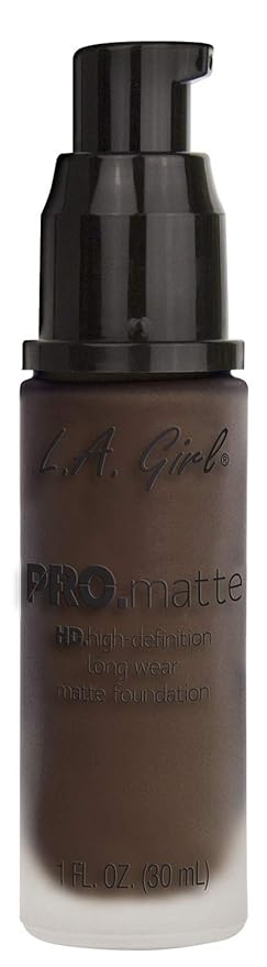L.A. Girl PRO.Matte Foundation, Ebony GLM724