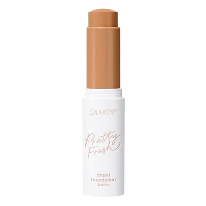 ColourPop Pretty Fresh Tinted Foundation Stick - Balm to Cream Foundation with Light to Medium Coverage - Infused with Hydrating Hyaluronic Acid, Peptides & Niacinamide - Medium Dark 16 (0.29 oz)