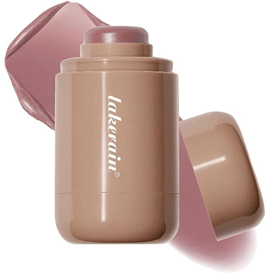 Cream Blush stick, Natural-Looking Matte Finish Makeup Blush stick, Hydrating Long Lasting Lightweight Blendable Blush for cheeks (#5 Soft Mauve, 1 PC)