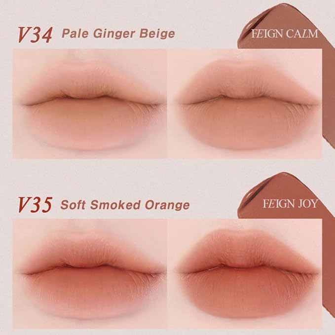 BBIA Last Velvet Tint - Soft & Creamy Matte Finish Lip Stain, Blur Effect with Velvety Texture, Long-Lasting, High Pigment, Lightweight, Non-Drying, Vegan, Korean Lip Makeup (V38 FEIGN FINE)