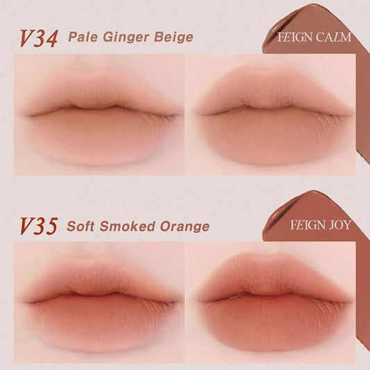 BBIA Last Velvet Tint - Soft & Creamy Matte Finish Lip Stain, Blur Effect with Velvety Texture, Long-Lasting, High Pigment, Lightweight, Non-Drying, Vegan, Korean Lip Makeup (V38 FEIGN FINE)