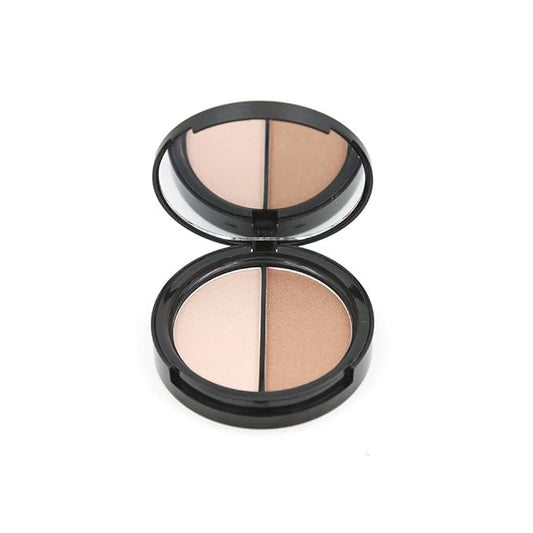 2 Color Highlighter Metallic Shimmer Powder (01)