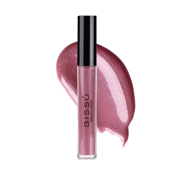 Bissú Glitter Lip Gloss - 6 different Buildable Shades, Non-Sticky, Cruelty-Free, Long-Lasting Shine 0.14 oz (02 Polvo Estelar, Large)