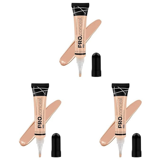 L.A. Girl Hd Pro Conceal, Buff, 0.28 Oz (Pack of 3)
