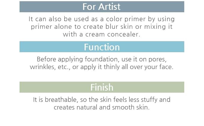 Courcelles Makeup Pore Primer 30ml [K-Beauty] Made in Korea