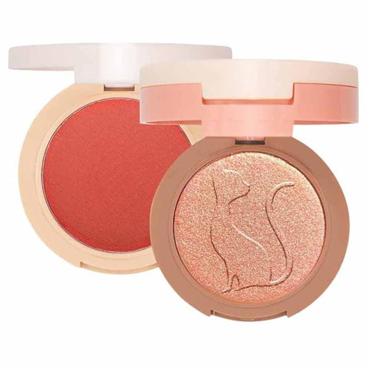 J.CAT BEAUTY 2 in 1 Piece Of Cake Blush and Highlighter, McFlirty