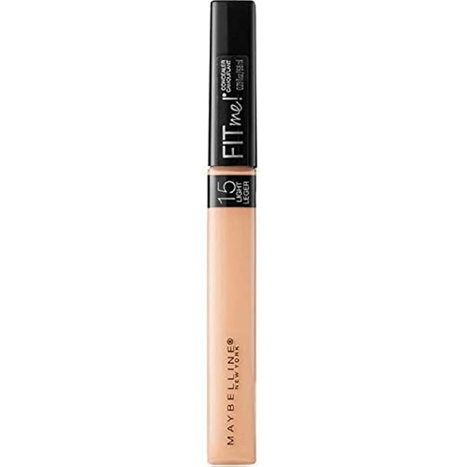 Maybelline New York Fit Me! Concealer, Light [15] 0.23 oz (Pack of 2)