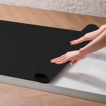 35.4" * 15.7" Large Makeup Mat for Vanity, Makeup Pads for Home Decor. Fully Covered Beautiful Makeup mat. Vanity mat Protector for Makeup. Pink/White/Black/Blue Color for You Choose.