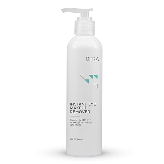Ofra Instant Eye Makeup Remover | Waterproof Makeup Remover for Sensitive Skin | Gentle Formula for All Skin Types and the Eye Area | 8 oz/240 ml