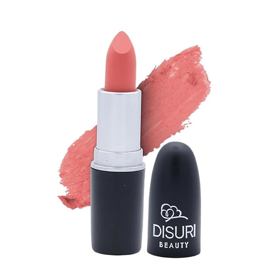 Matte Bullet Long Wear Lipstick - Vegan and Cruelty-Free - Smudge and Waterproof Matte Lipstick with Moisturizing Formula - All Day Comfort - (Rose Petal #12)