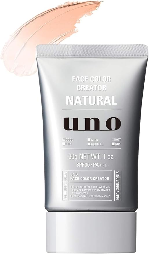 Uno Face Cream for Men BB Cream, SPF 30, PA+++