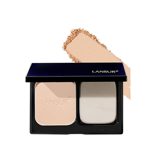 Face Powder-Matte Pressed Powder, Lightweight, Blurs Imperfections and Pores, Longwear Sets Makeup, Suitable for Use on The Go (01 LIGHT, 0.42oz)