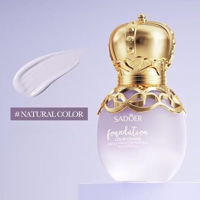 Patrician Temp-Adaptive, Foundation, Longwear High Coverage Lightweight Makeup Natural Finish for All Skin Types, Natural Shade, 30ml