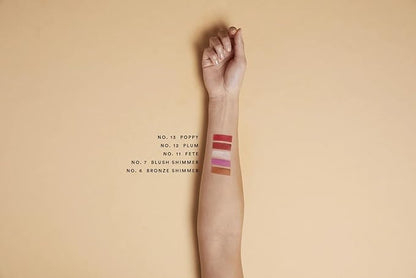 Olio E Osso - Natural Lip + Cheek Balm | Natural, Non-Toxic, Clean Beauty (No. 7 Blush Shimmer, 0.35 oz | 10 g)