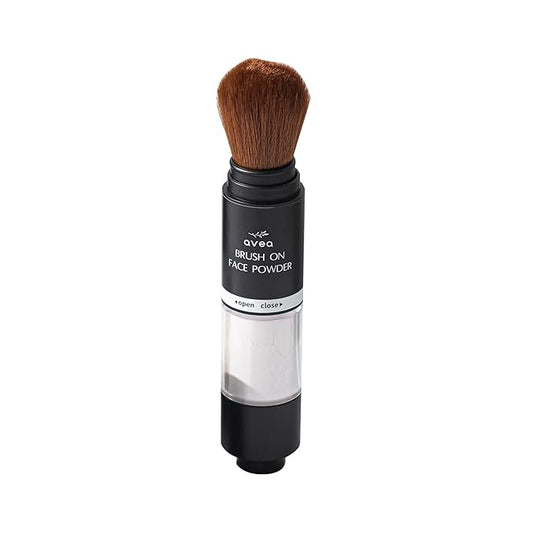 AVEA Brush On Face Powder | Daily Mineral Powder | face powder that absorbs oily skin. | Makeup Fixer Powder | Korean Skin Care l 0.141 Oz