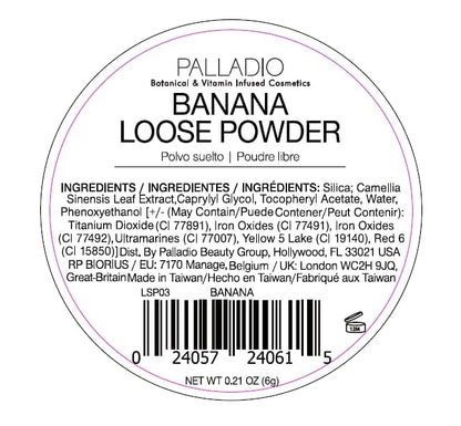 Palladio 4 Ever+Ever Mattifying Loose Setting Powder (Banana Powder)