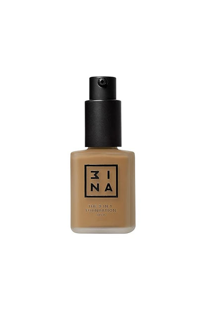 3INA The 3-In-1 Foundation 219 - Vegan Formula - Combination Of Primer, Concealer And Foundation - Medium Coverage - Natural Finish - Perfect For Covering Lines And Blemishes - Long Lasting - 1.01 Oz