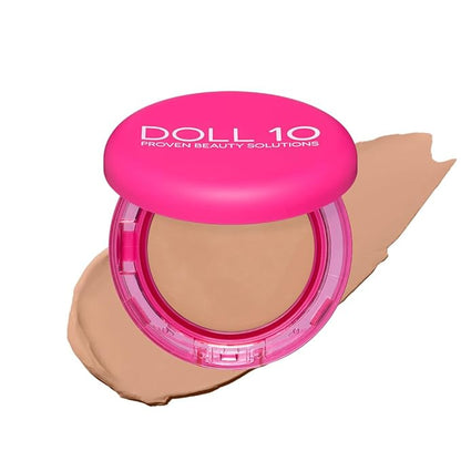 Doll 10 Peptide Bounce Balm Foundation™ – Hydrating, Age-Defying Foundation for Older Women, All Skin Types – Vegan, Clean, Natural, Medium Buildable Coverage, Blurs Fine Lines - [Light]